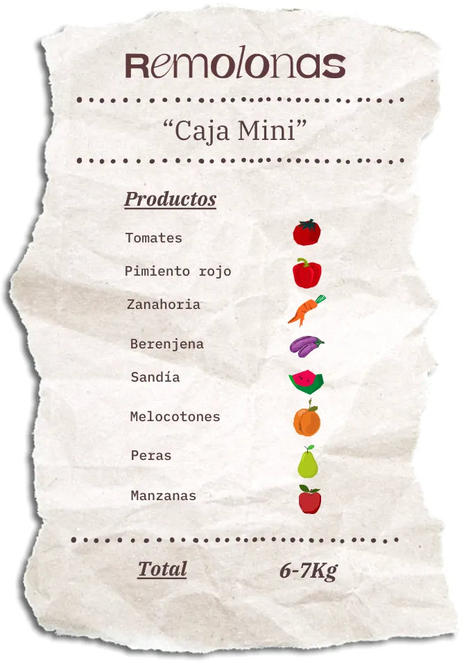 Contenido de la Caja Mini Remolona de esta semana