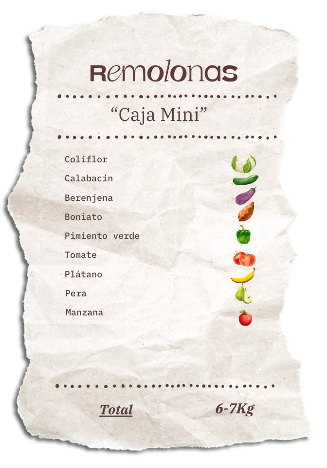 Contenido de la Caja Mini Remolona de esta semana