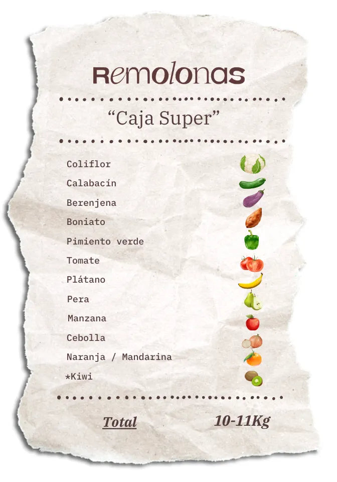 Contenido de la Caja Súper Remolona de esta semana