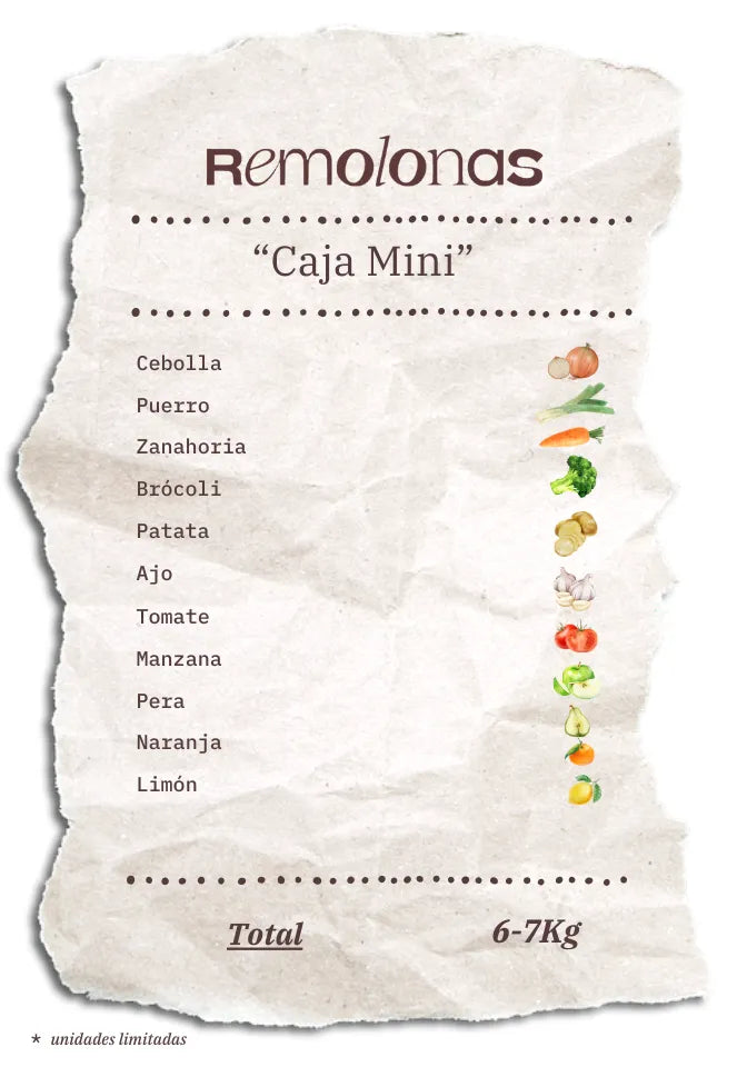 Contenido de la Caja Mini Remolona de esta semana