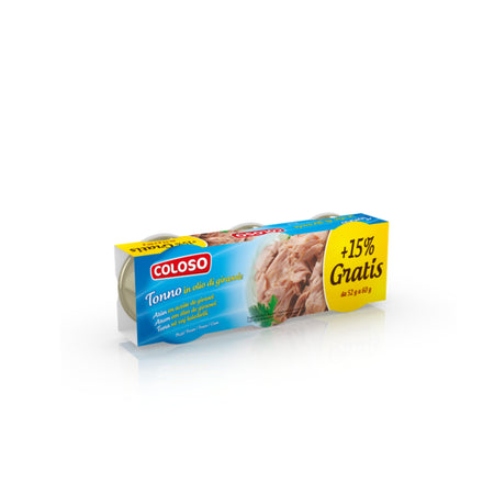 Atún en Aceite de Girasol 3x60 g